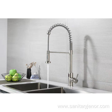 Pull Down Water Saving Spring Kitchen Faucet